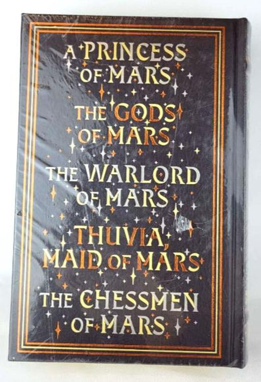JOHN CARTER Of MARS First 5 Novels by Edgar Rice Burroughs Deluxe Bonded Leather Collectible Edition *New Sealed*
