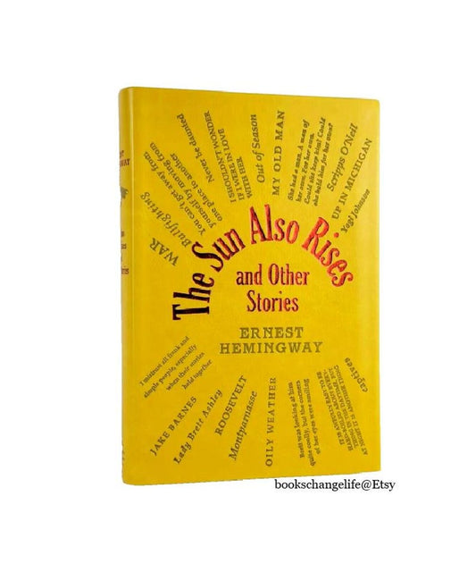 The Sun Also Rises & Other Stories by Ernest Hemingway Deluxe Faux Leather Classic edition *Brand New*