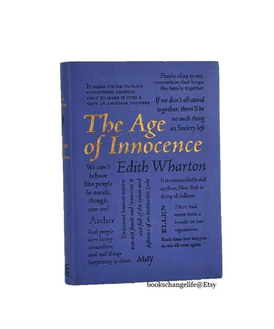 The AGE OF INNOCENCE by Edith Wharton Soft Faux Leather Classic edition *Brand New*