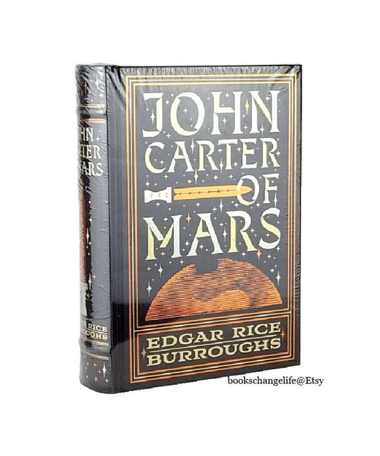 JOHN CARTER Of MARS First 5 Novels by Edgar Rice Burroughs Deluxe Bonded Leather Collectible Edition *New Sealed*