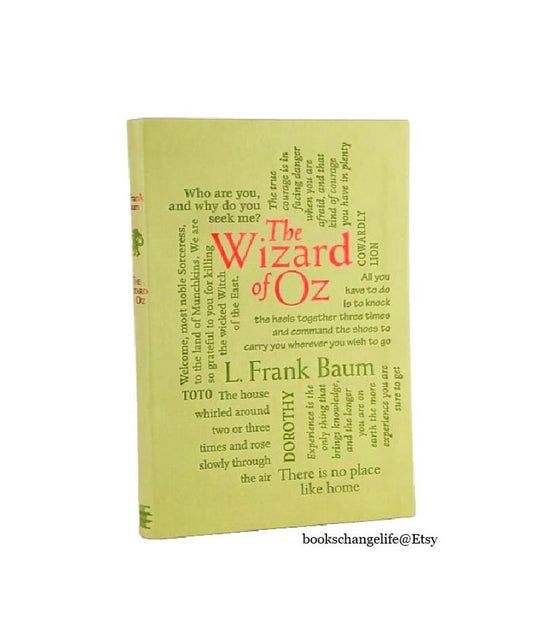 The WIZARD Of OZ by L. Frank Baum Faux Leather Classic Illustrated edition *Brand New*
