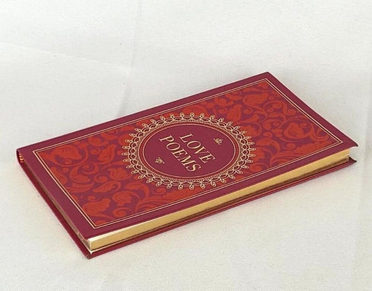 LOVE POEMS by Shakespeare, Byron, Keats, Poe, Browning... Pocket Leather Bound with Gilded pages New Classic Book