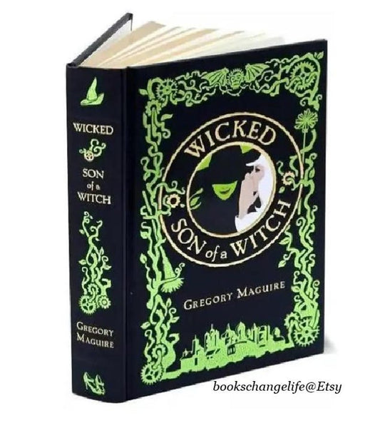 Wicked and Son of a Witch 2 novels in 1 by Gregory Maguire Bonded Leather Illustrated Edition New Sealed Classic Book