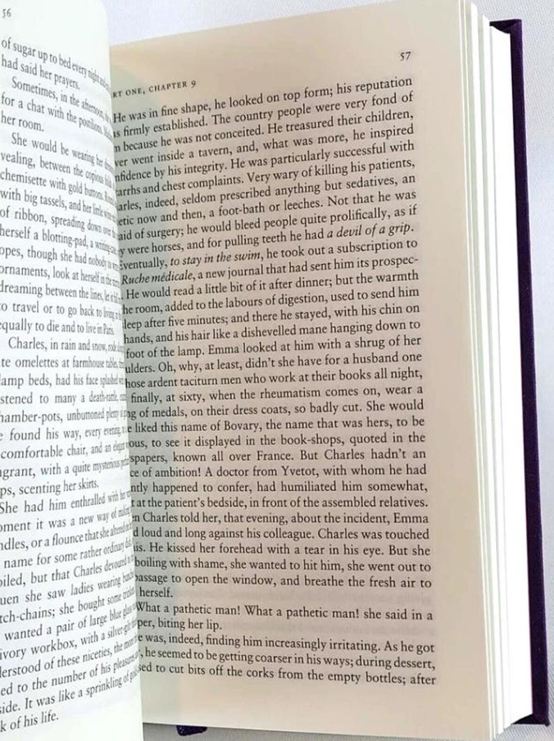 MADAME BOVARY Gustave Flaubert Clothbound Hardcover Edition New Classic Book