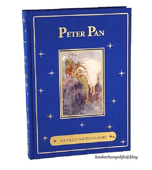 PETER PAN by J.M. BARRIE and Gwynedd Hudson Illustrated Clothbound Hardcover Edition New Classic Book